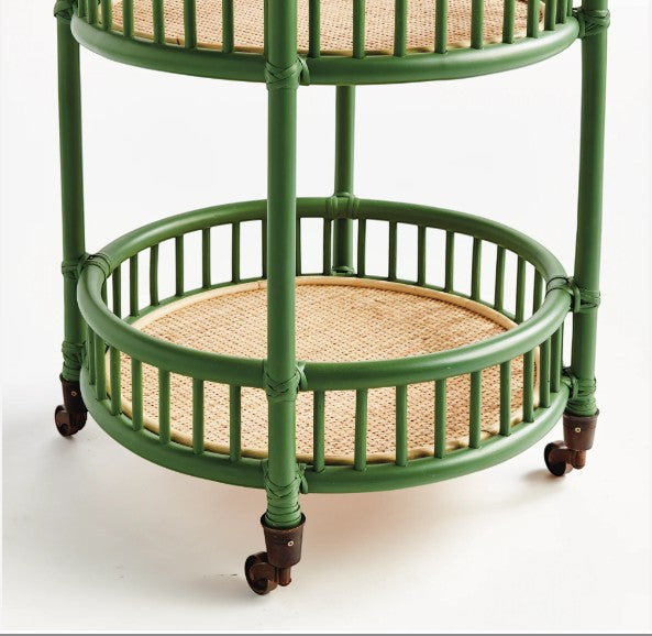 Rowelyn Bar Cart (Green)