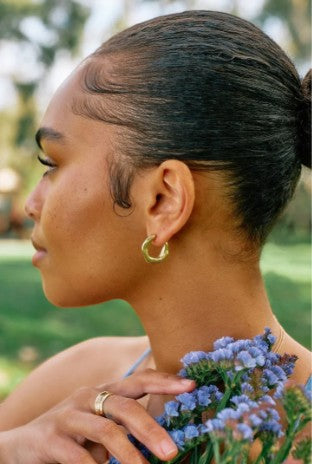 Bronze Maji Hoop Earrings