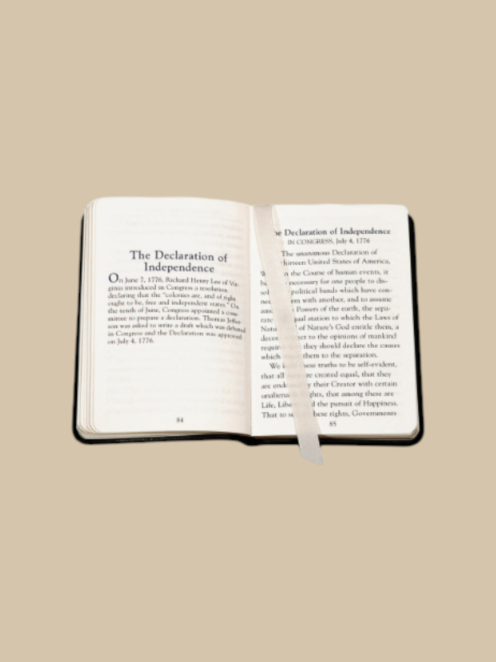 Mini United States Constitution,Traditional Leather
