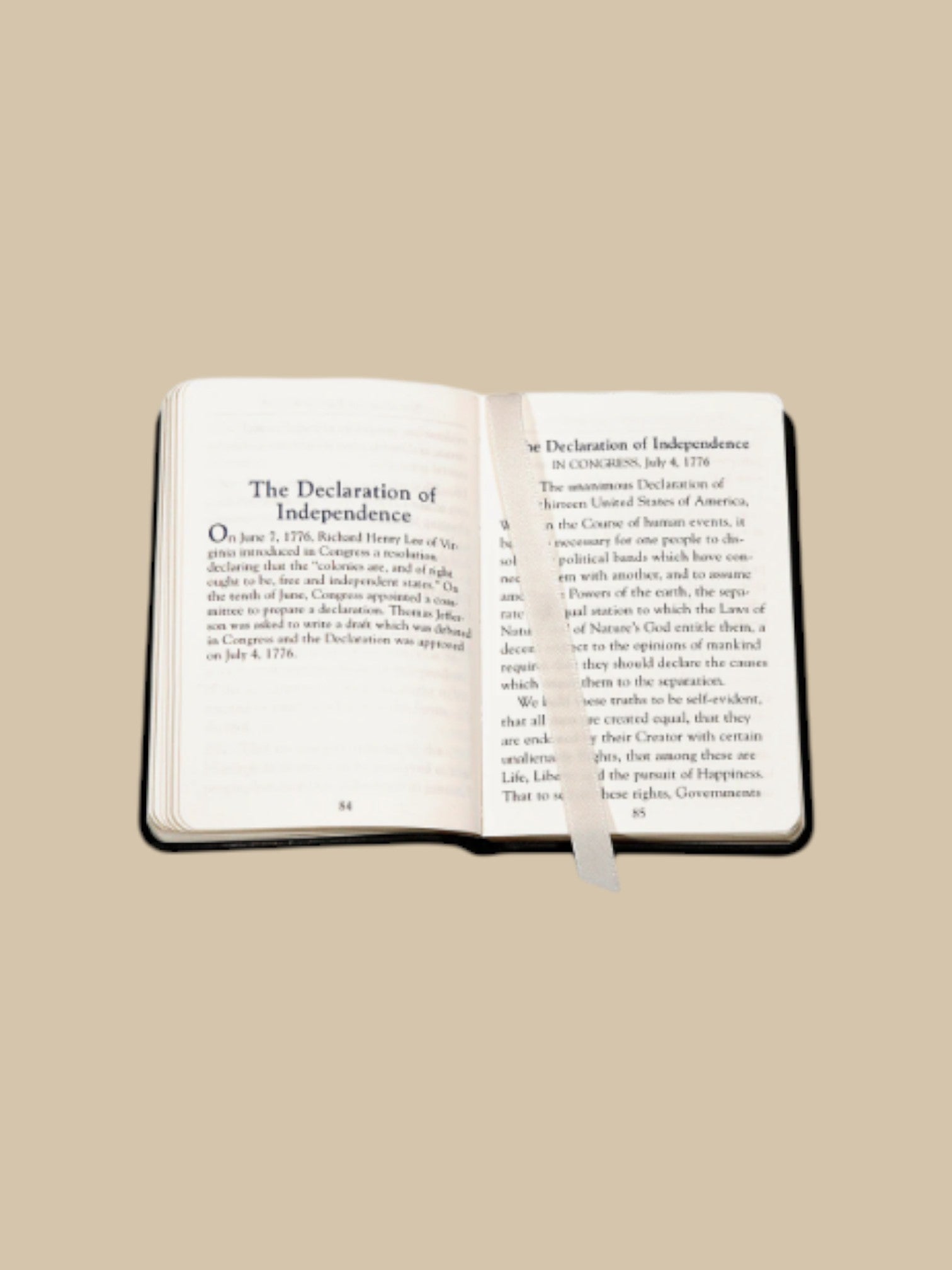 Mini United States Constitution,Traditional Leather