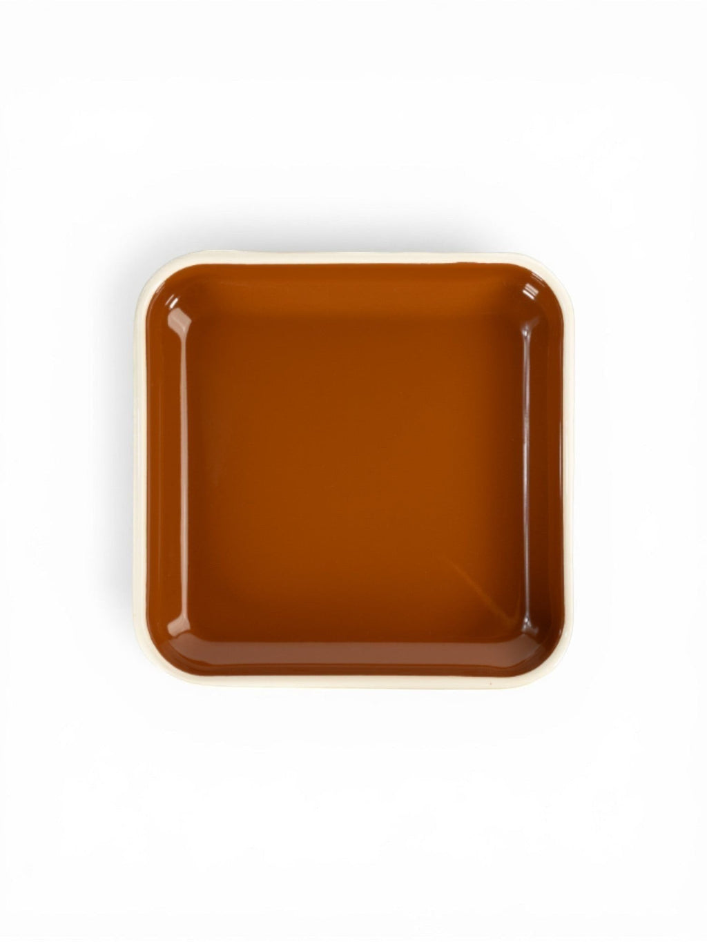 Enameled Square Plates 8"