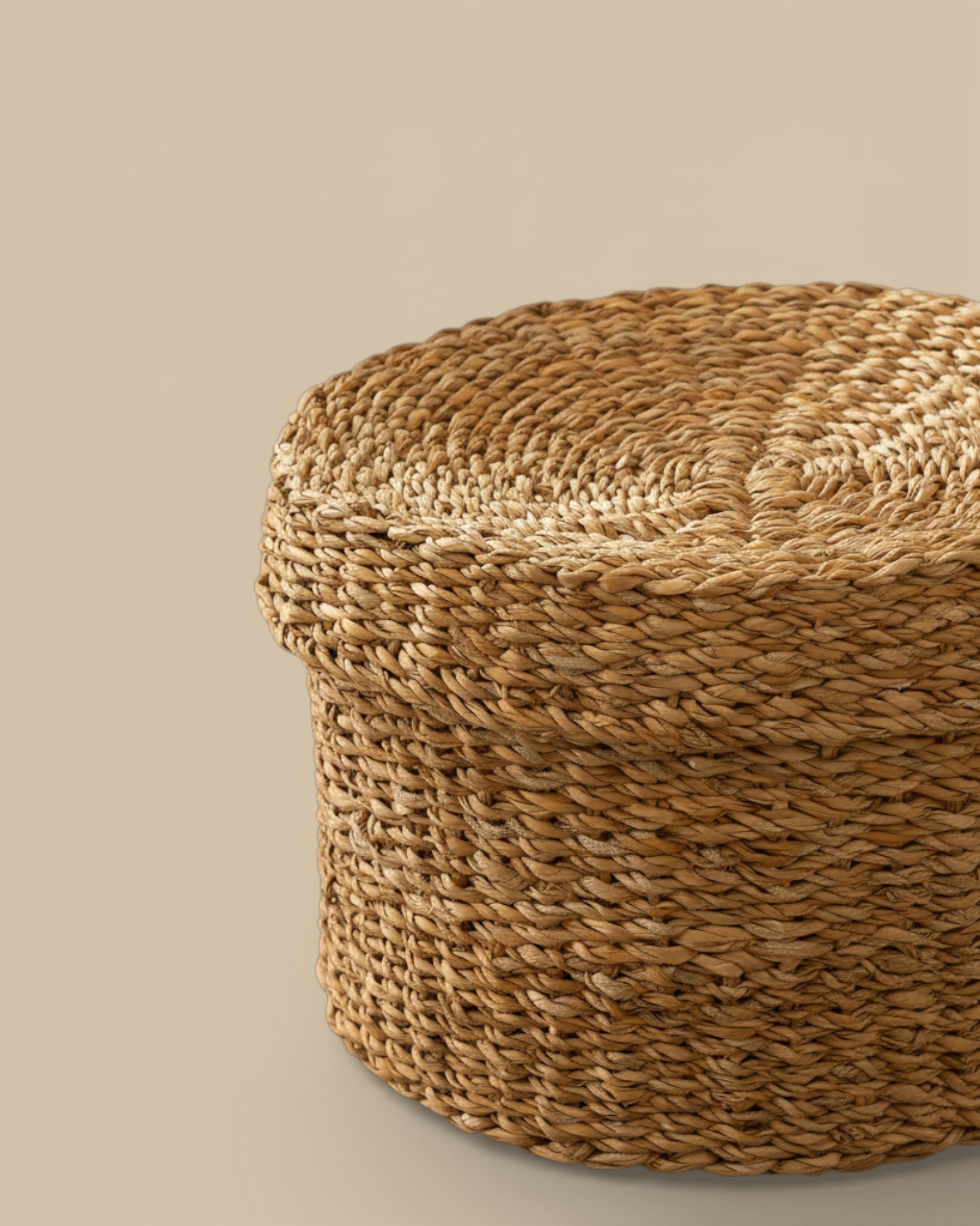 Seagrass Lidded Basket Set
