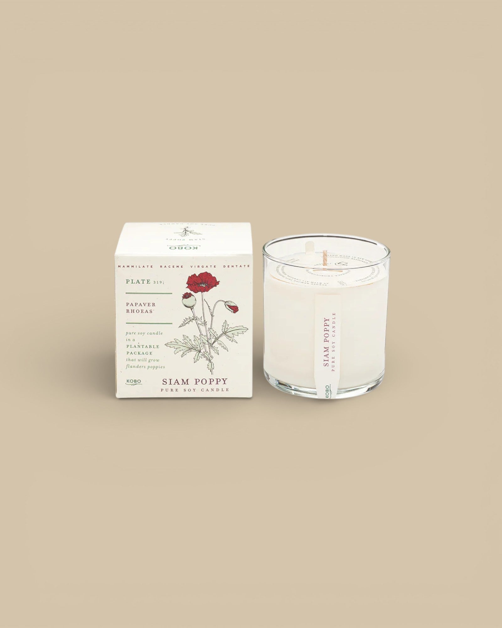 Siam Poppy Candle