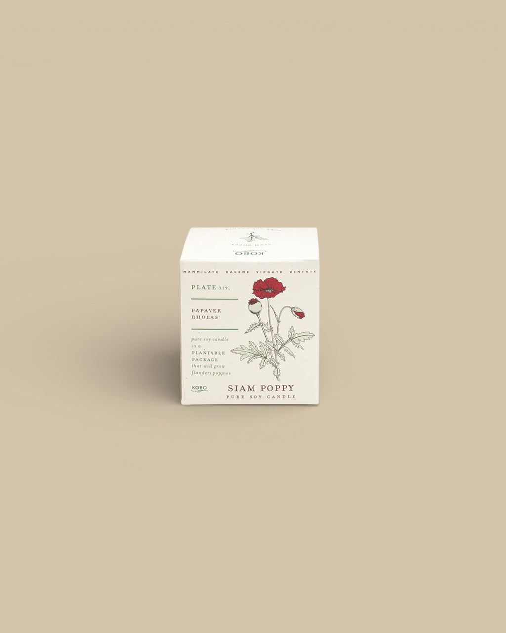 Siam Poppy Candle