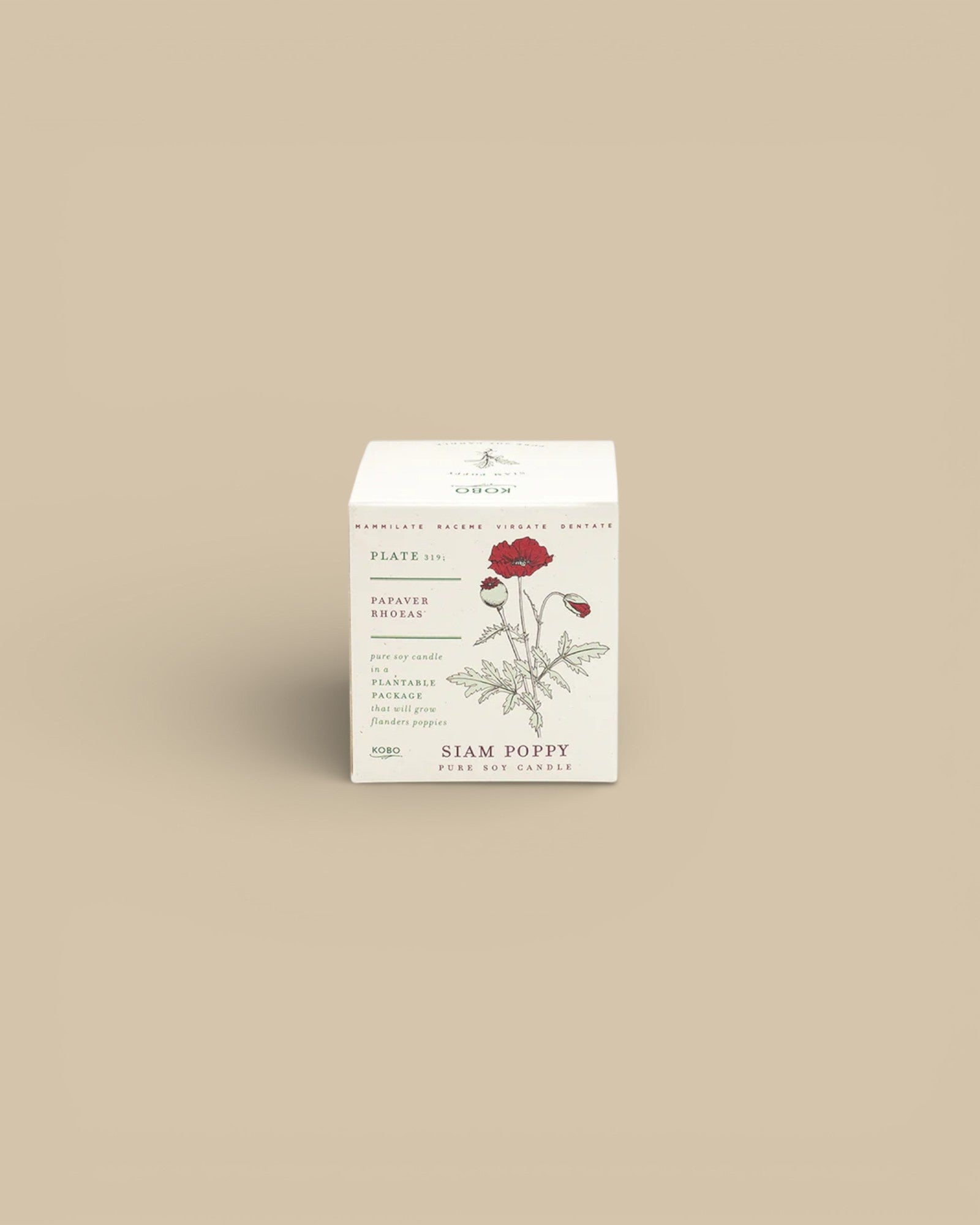 Siam Poppy Candle
