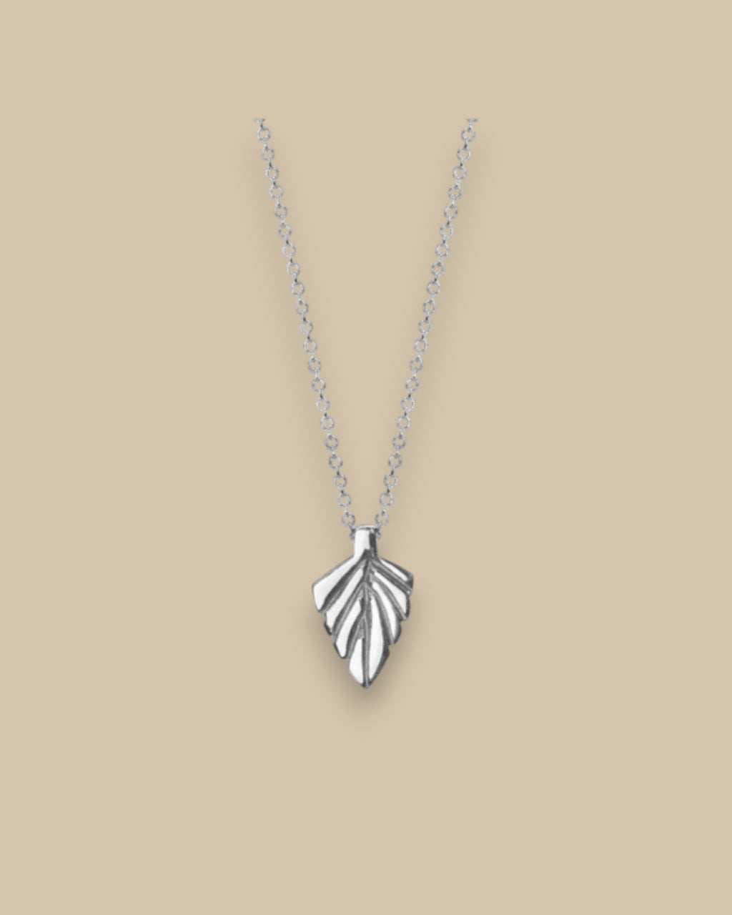 Silver Palm Necklace