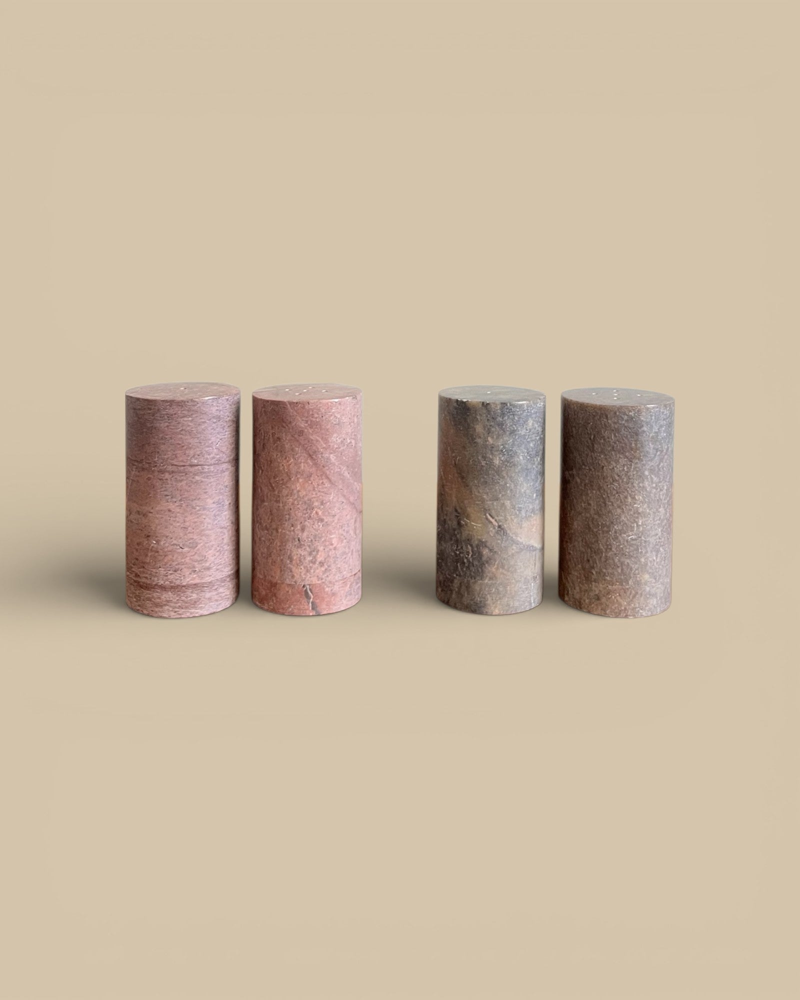 Soapstone Salt & Pepper Set
