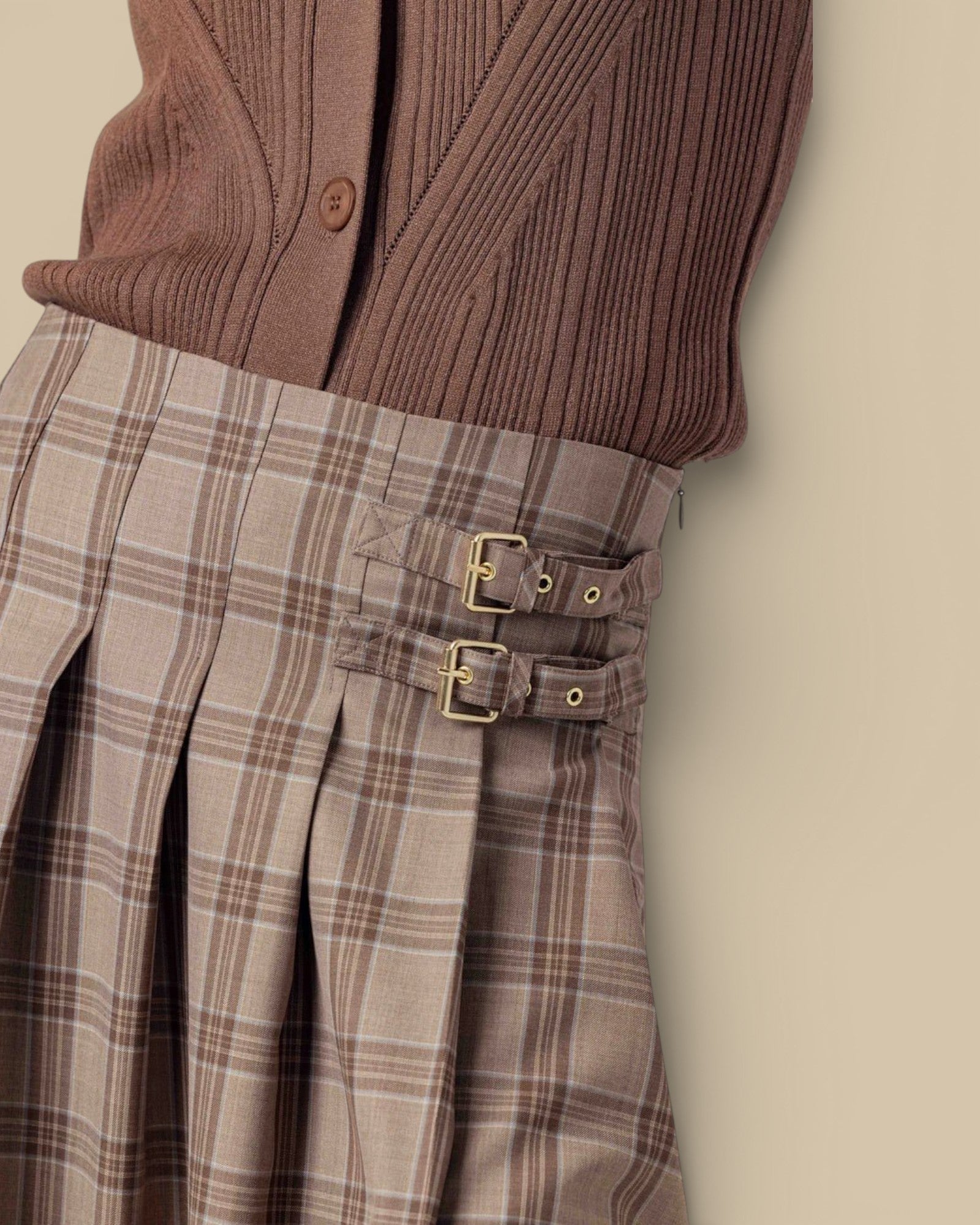 Sundays Plaid Skirt