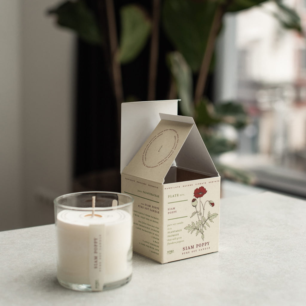 Siam Poppy Candle
