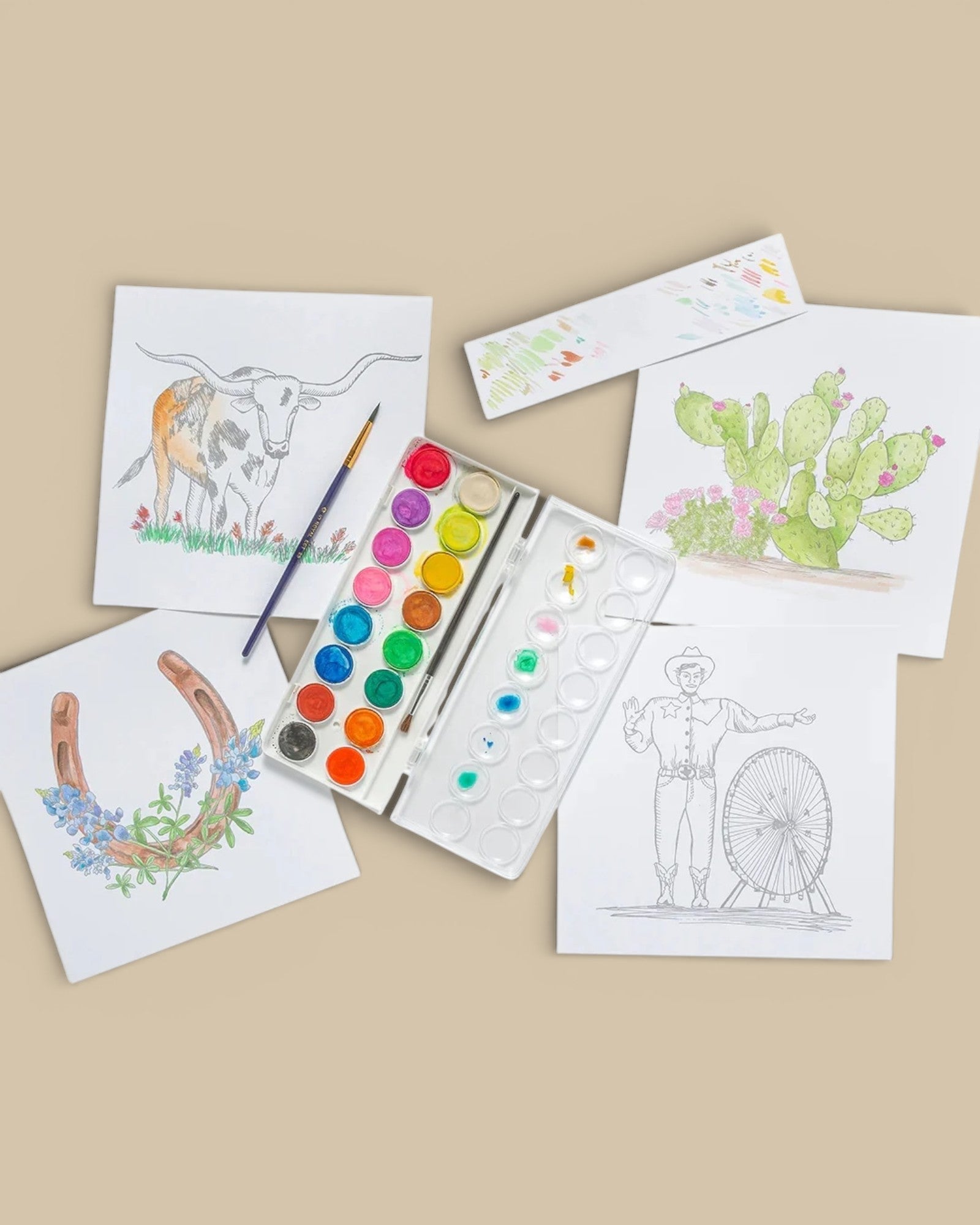 Texas Watercolor Kit