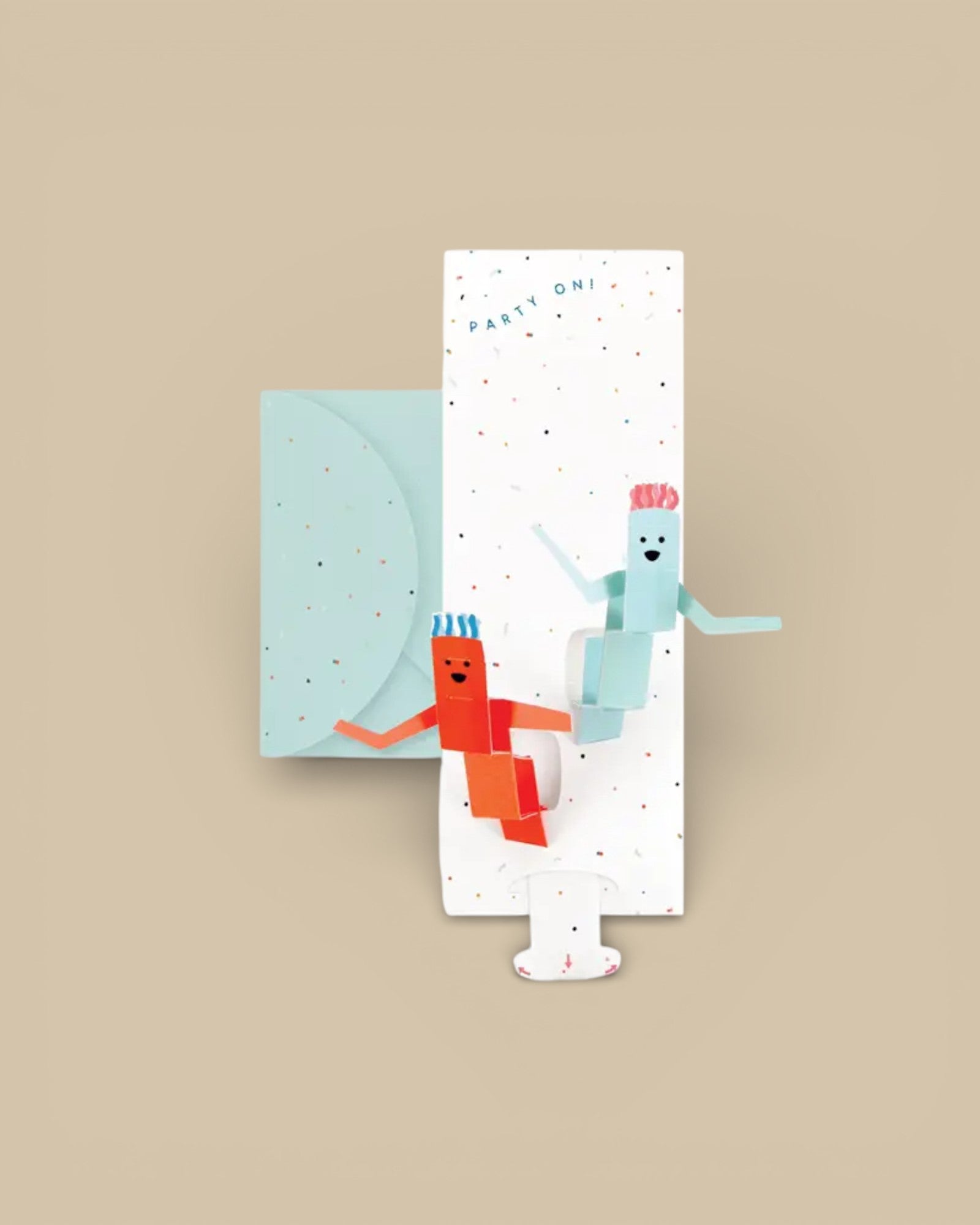 Totally Tubular Pop-Up Card