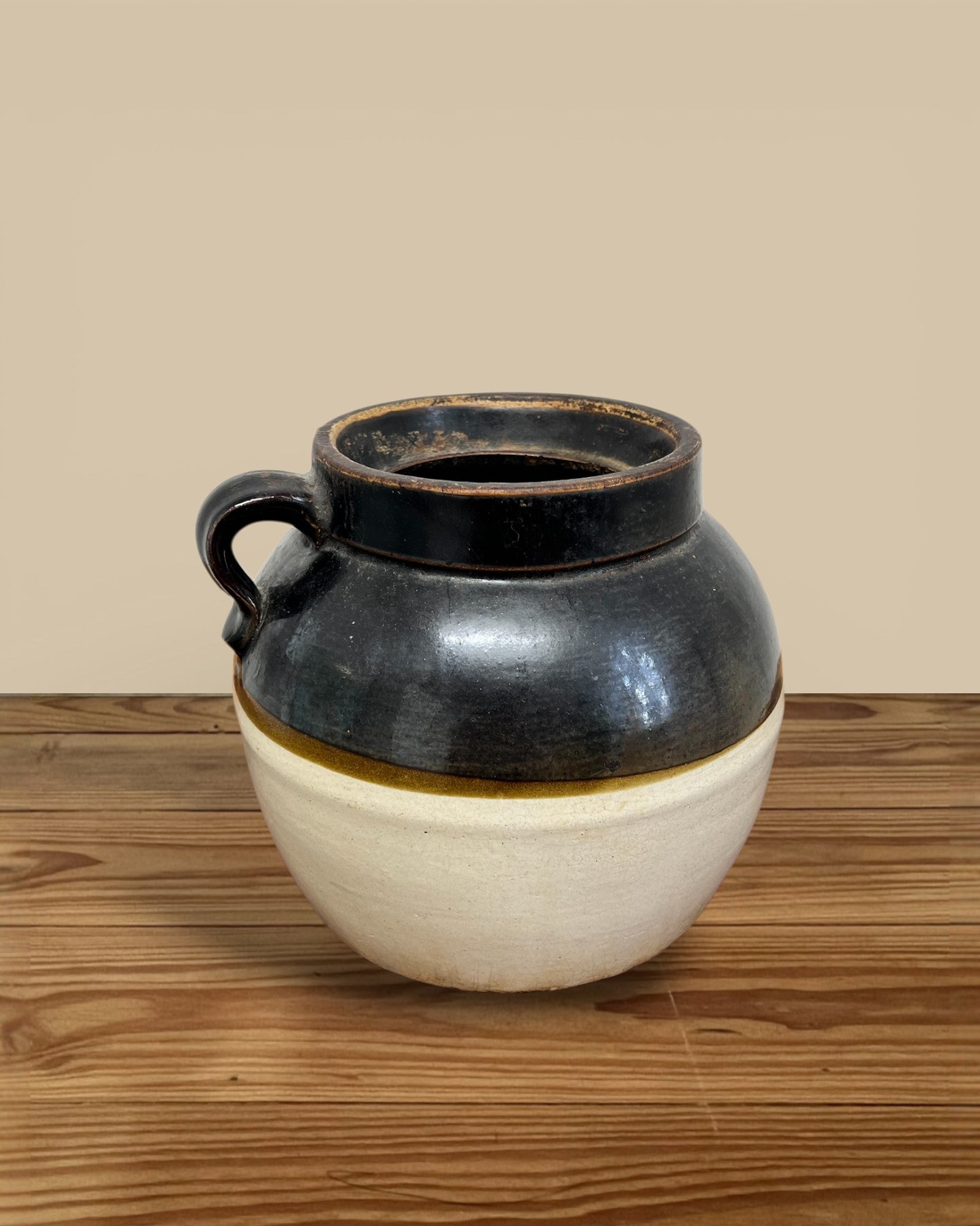 Vintage Two-tone Crock