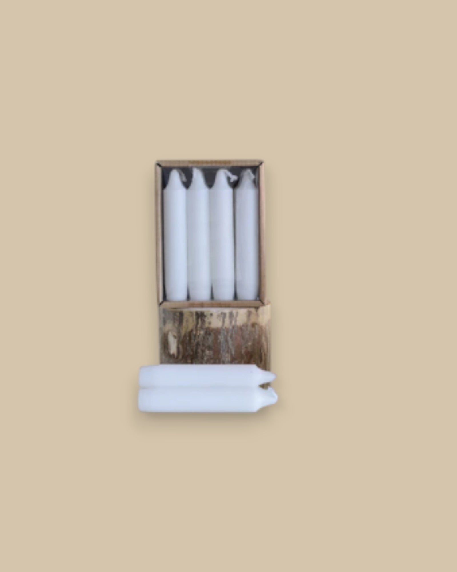 White 5" Tapers