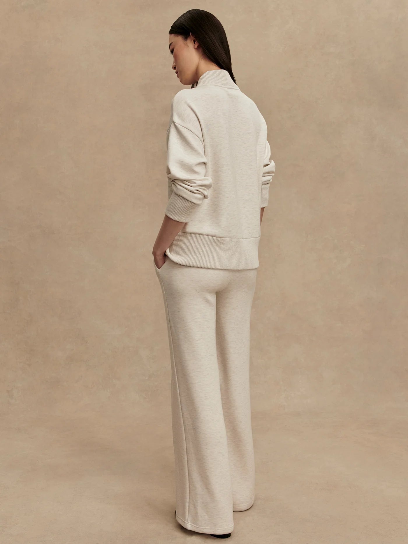 Varley Wide Leg Pant, Ivory
