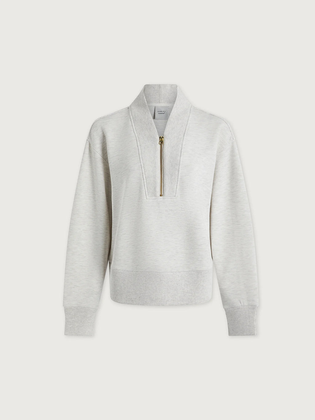 Varley Sally Half-Zip Sweat, Ivory