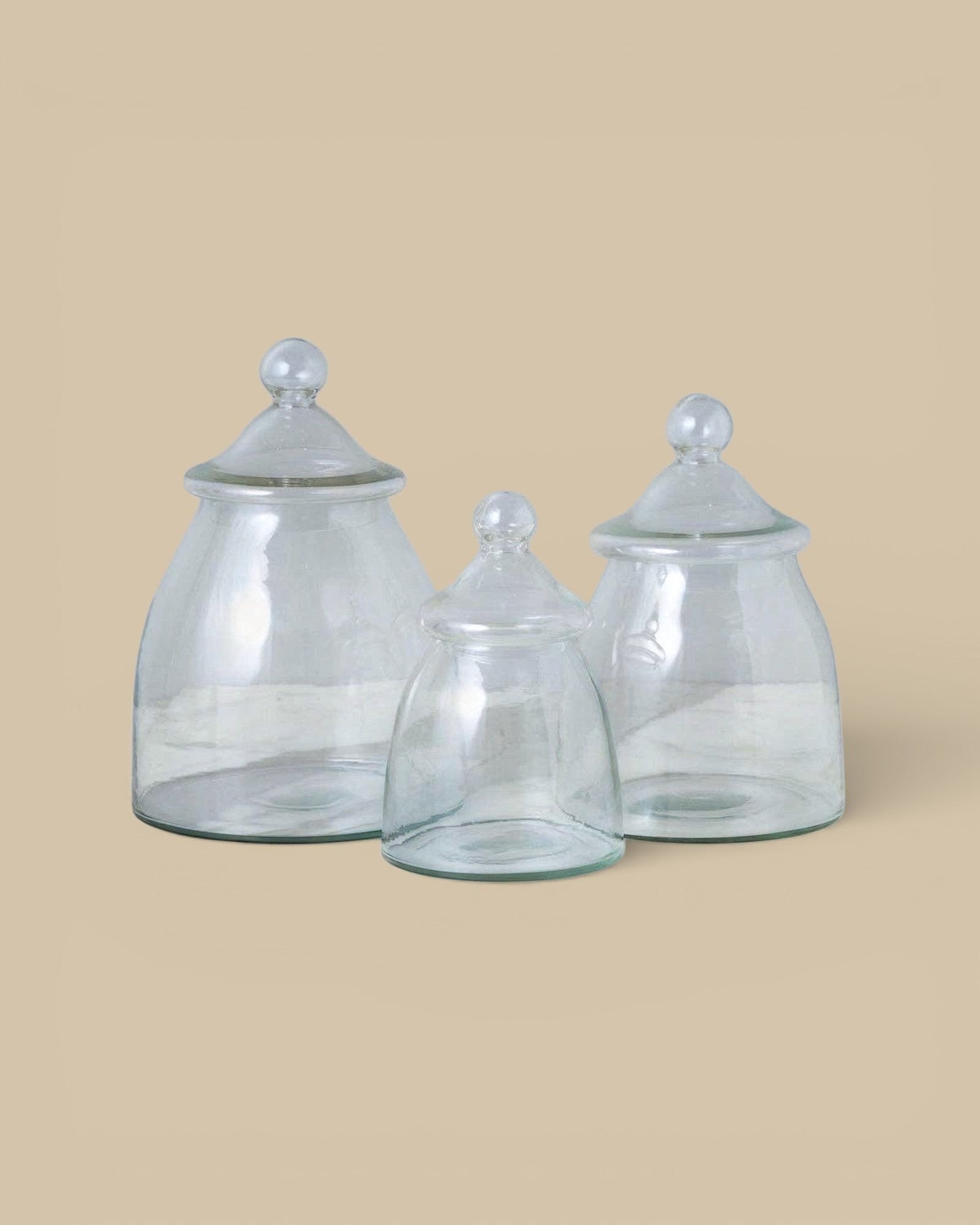 Vintage Glass Bon Bon Jar with Lid