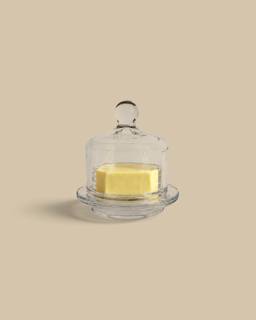 Small Butterdish w/Dome