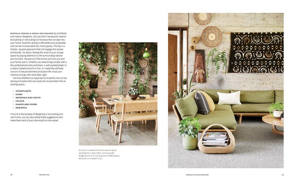 Nature Style Hardcover Book