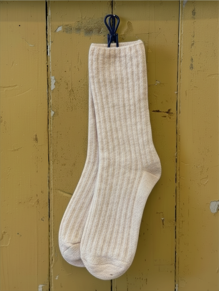 Plush Wool Crew Socks