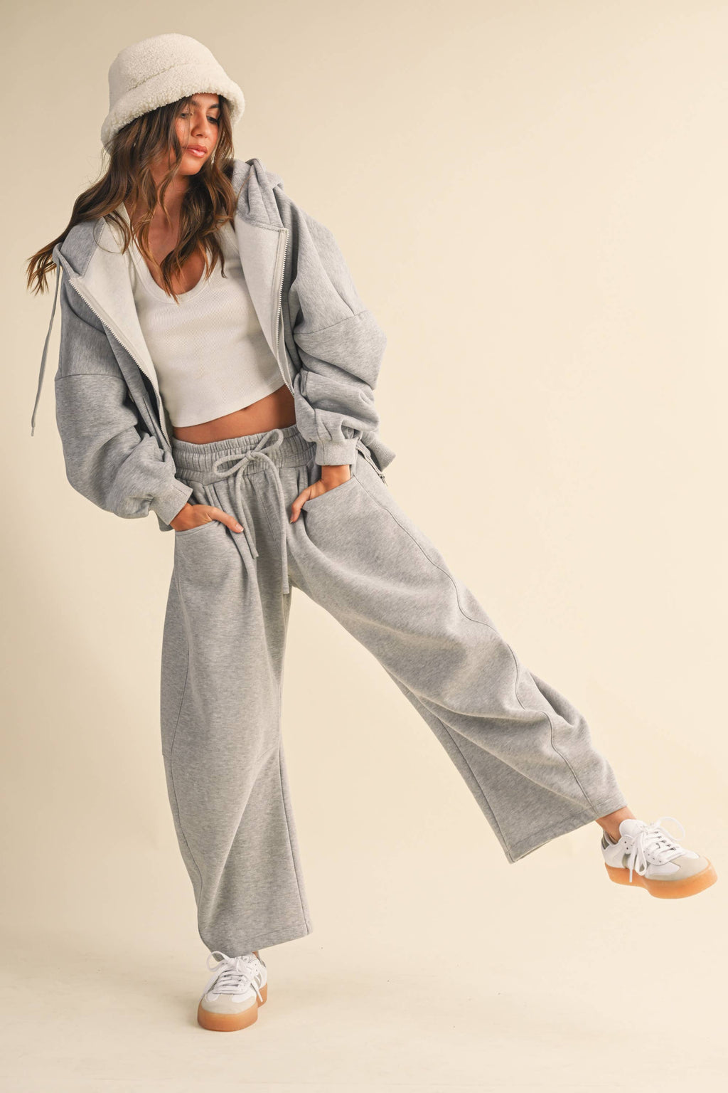 Barrel Sweatpants, Heather Grey
