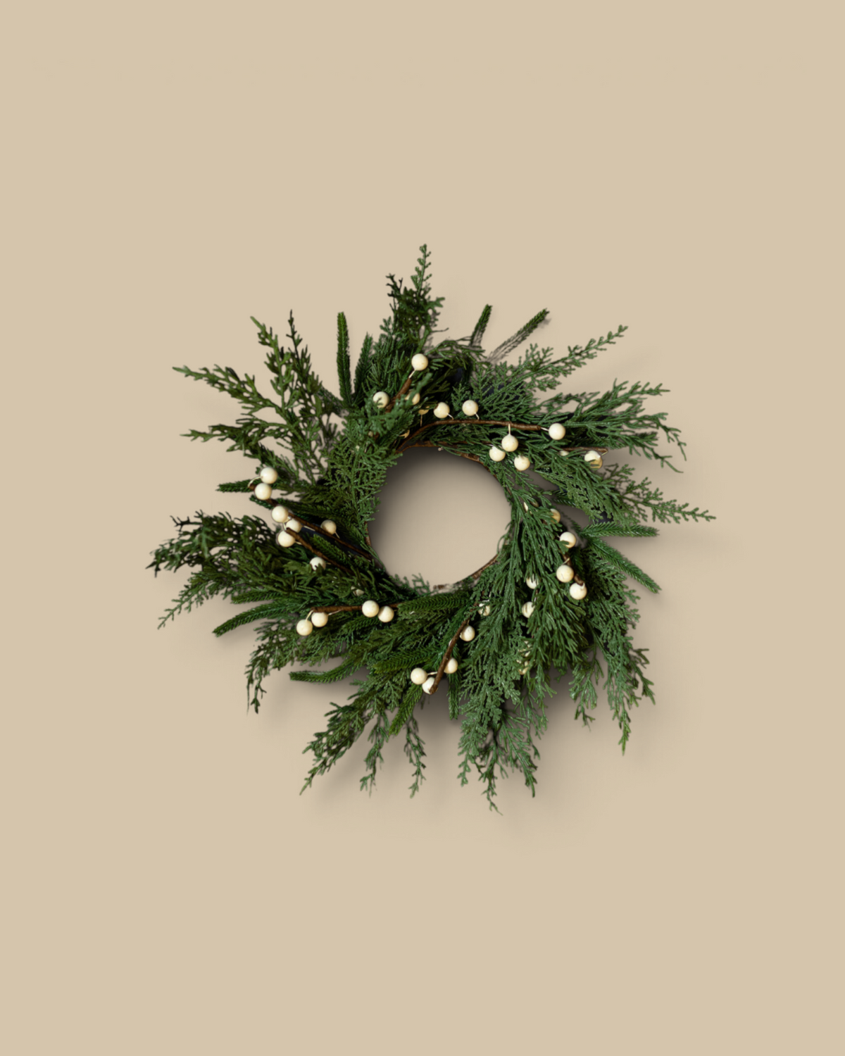 Norfolk Cypress Real Touch Wreath