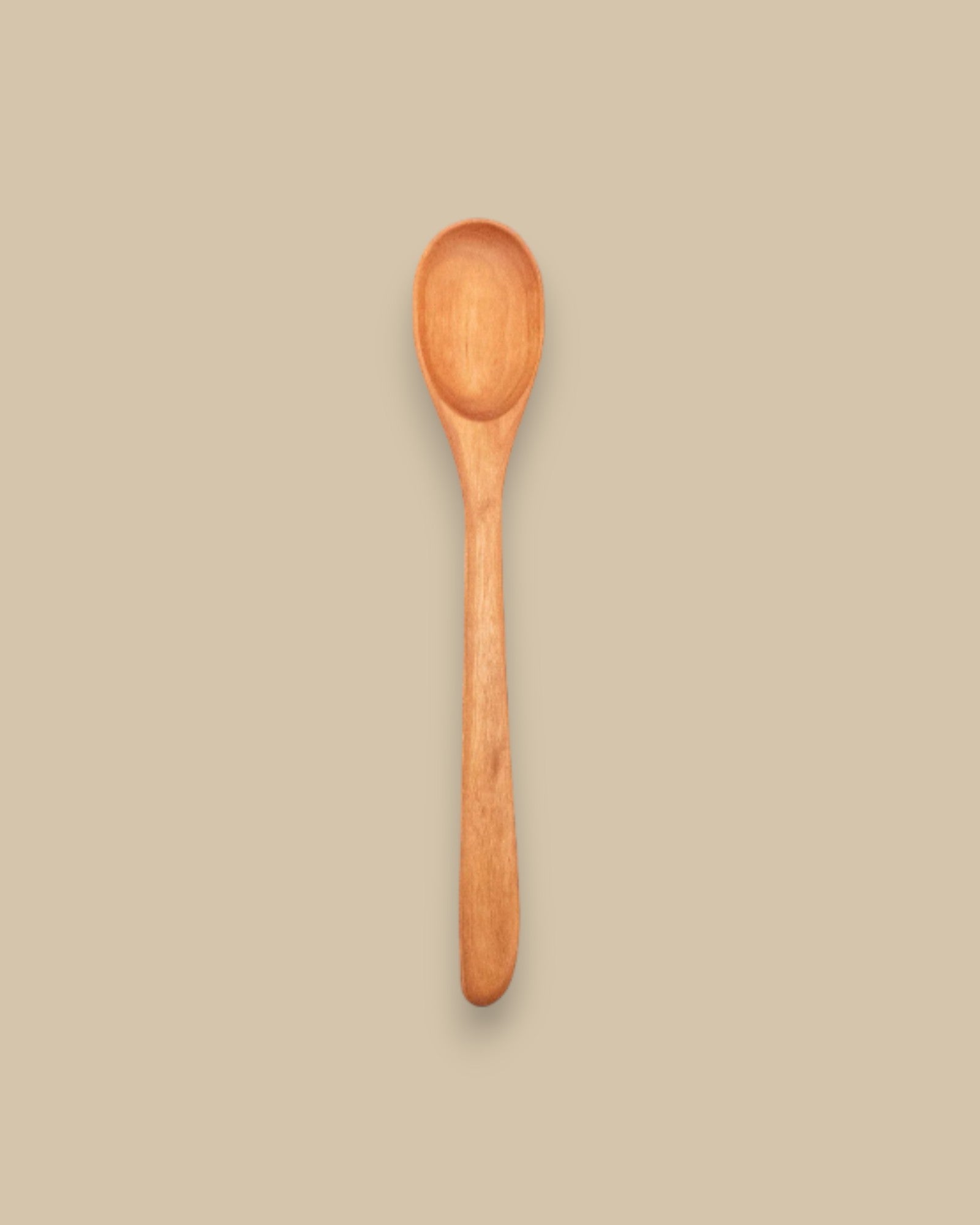Oval Cherry Wood Spoon