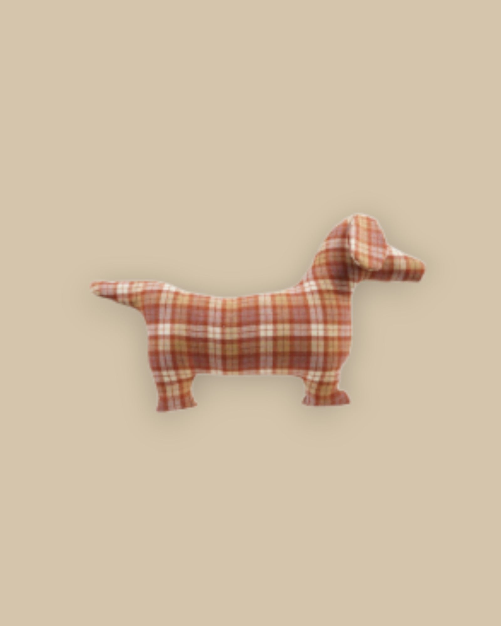 Plaid Pup Pillow
