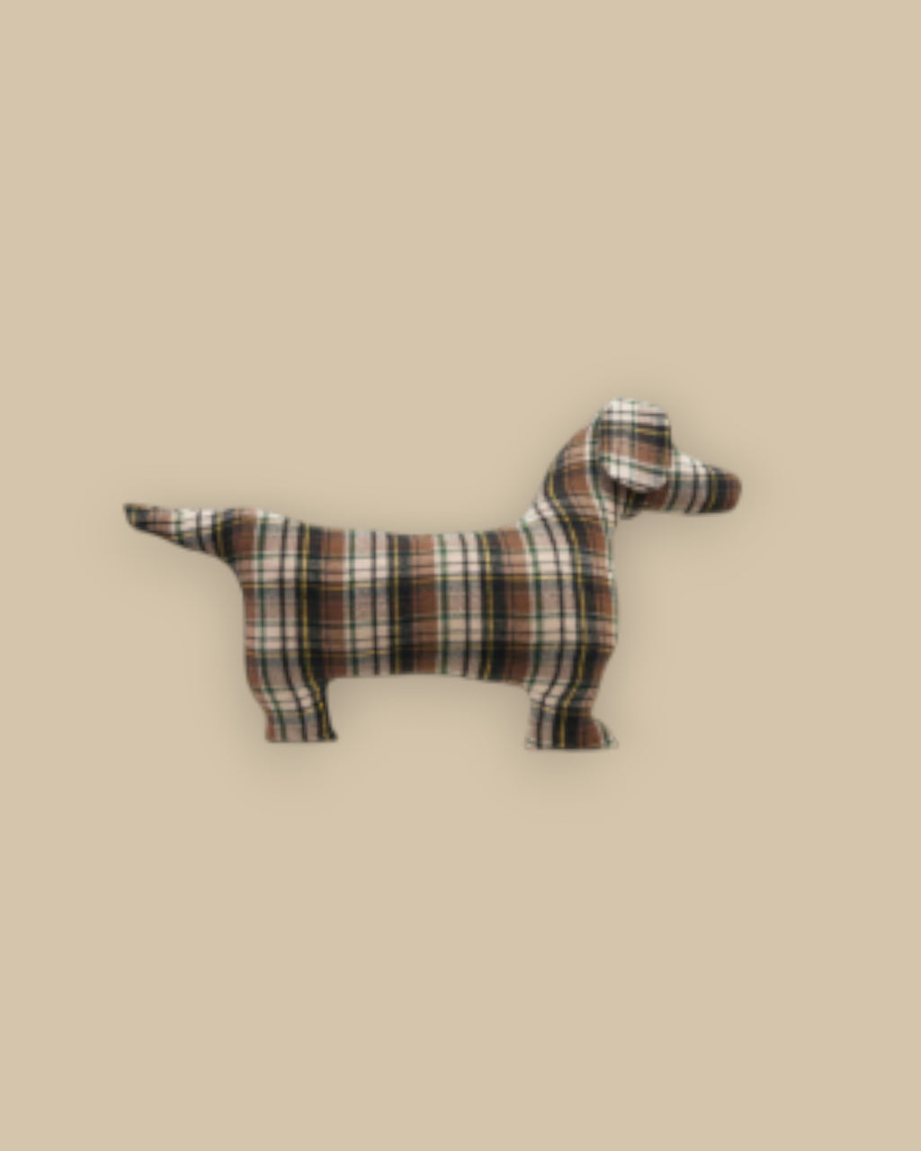 Plaid Pup Pillow