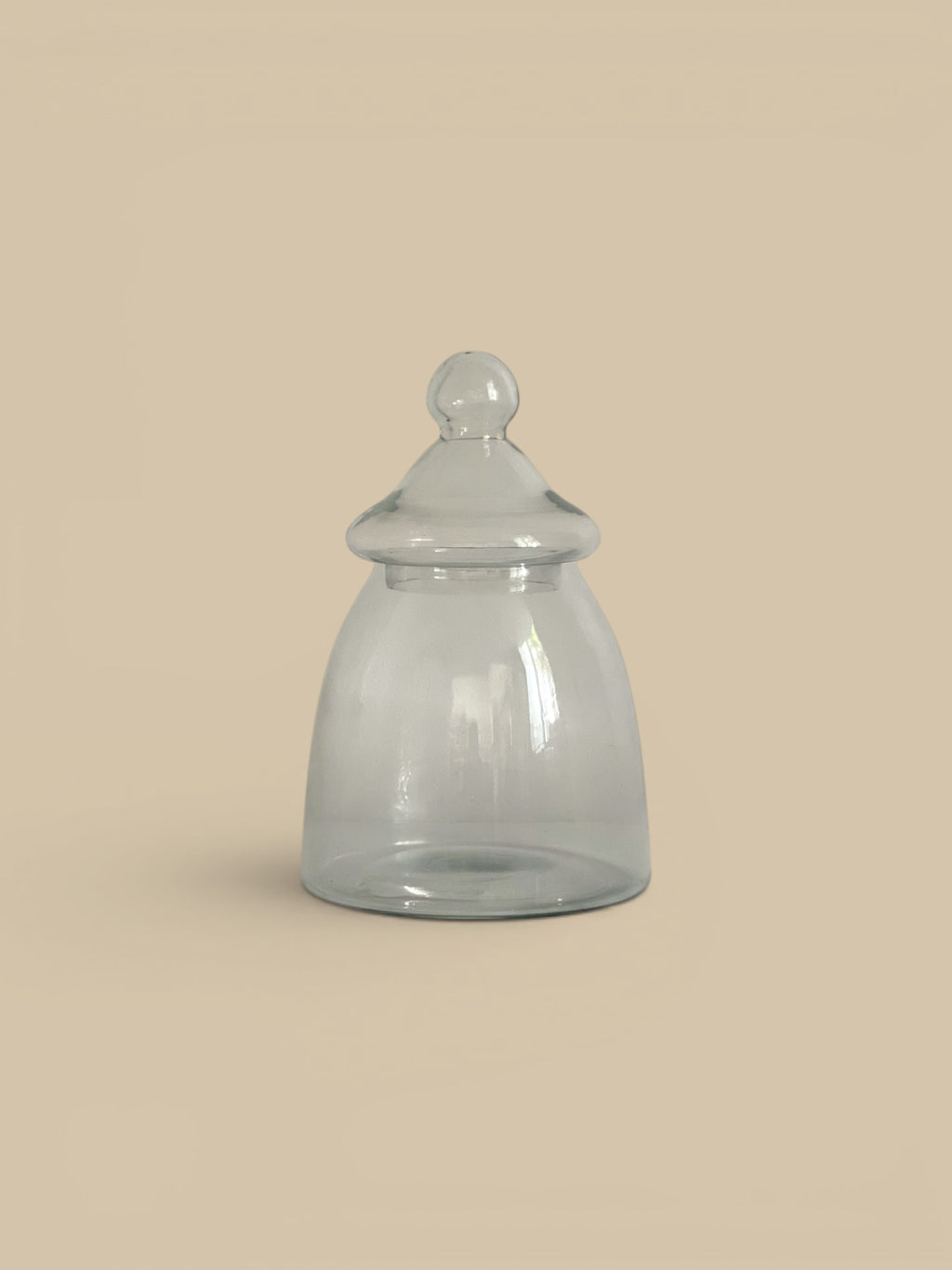 Vintage Glass Bon Bon Jar with Lid