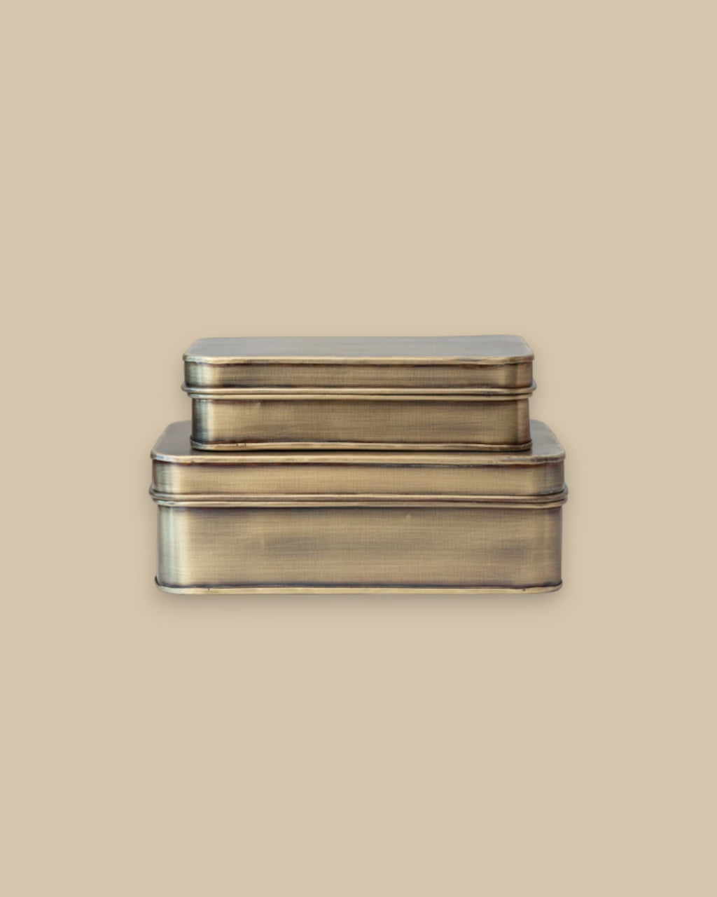 Brushed Brass Box Set