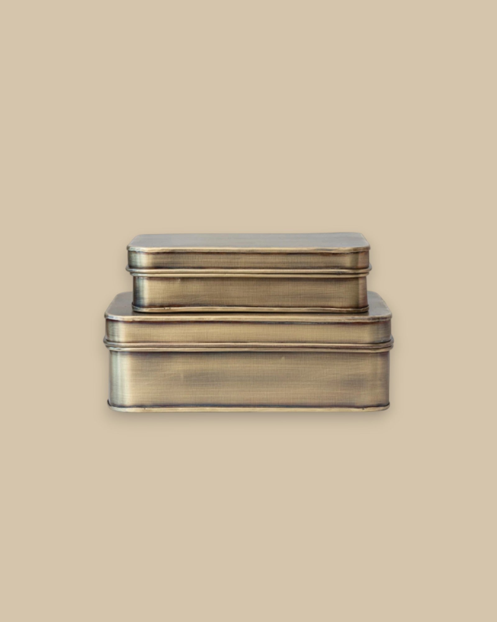 Brushed Brass Box Set