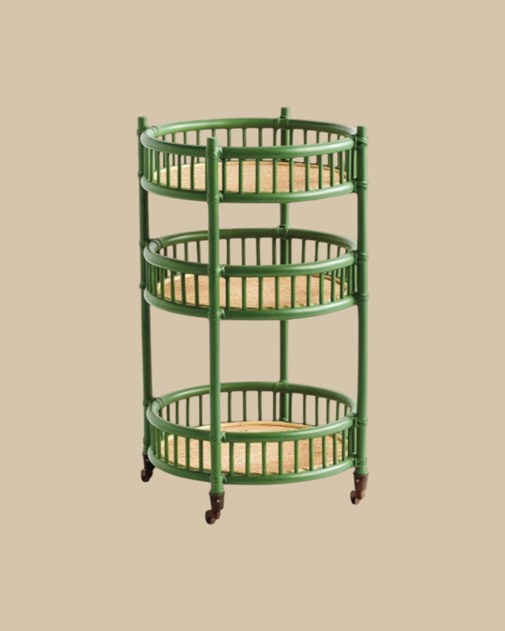 Rowelyn Bar Cart (Green)