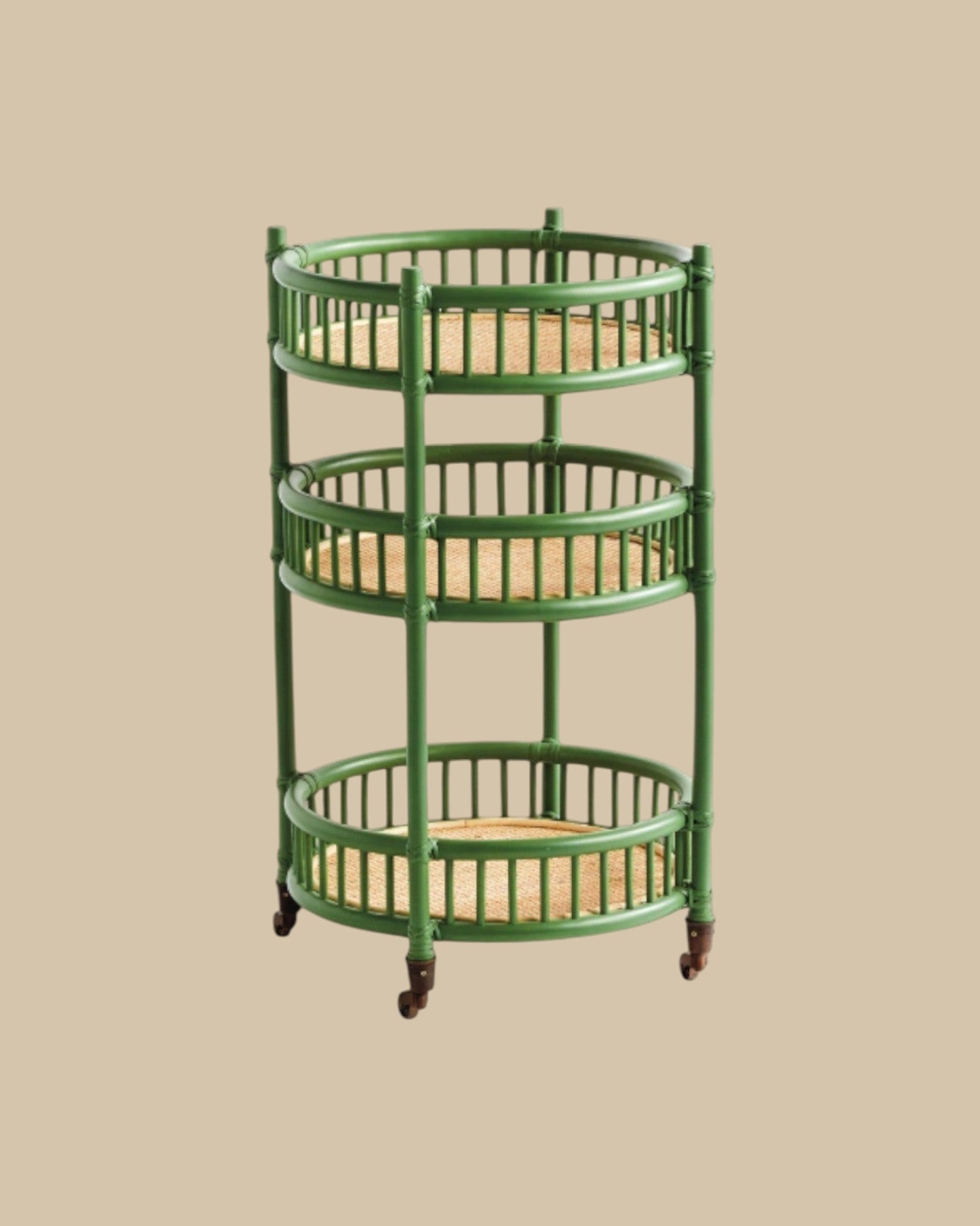 Rowelyn Bar Cart (Green)